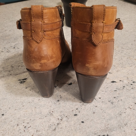 Frye Jenny Ankle Boots Brown Womens 8 - Picture 3 of 16